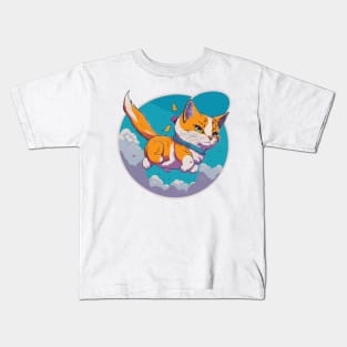 Air Elemental Cat Kids T-Shirt
